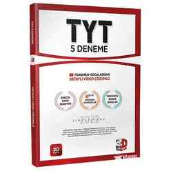 Çözüm - 3D Yayınları TYT 5 li Paket Deneme