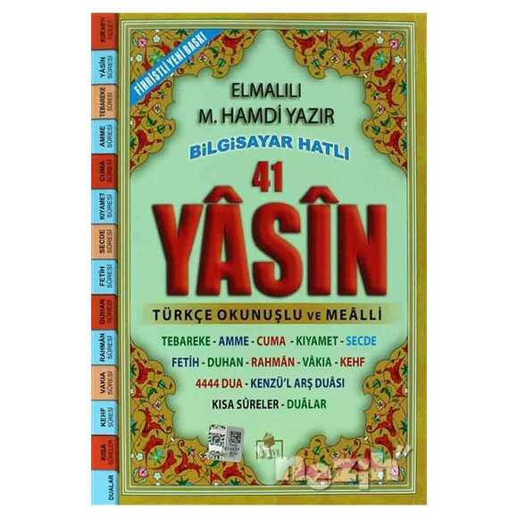41 Yasin Türkçe Okunuşlu ve Mealli (Orta Boy Yasin-003)