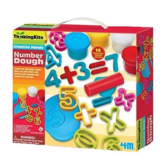 4M Number Dough Sayı Hamuru Seti 4715