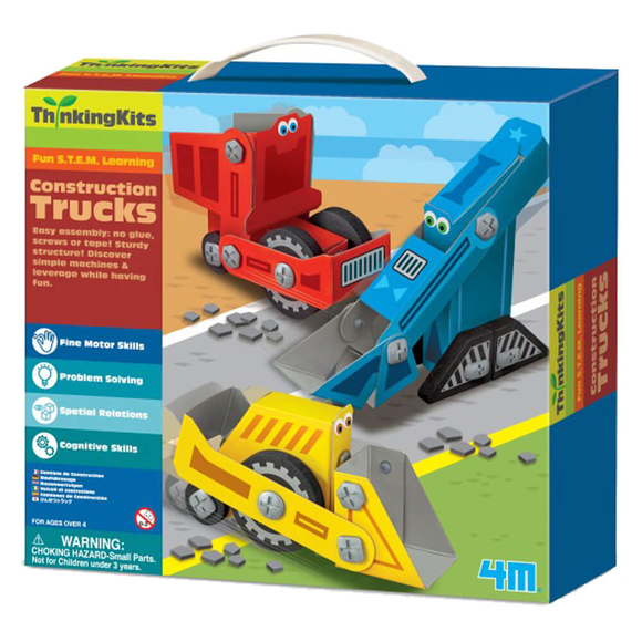 4M Thinkingkits İnşaat Kamyonları 4673