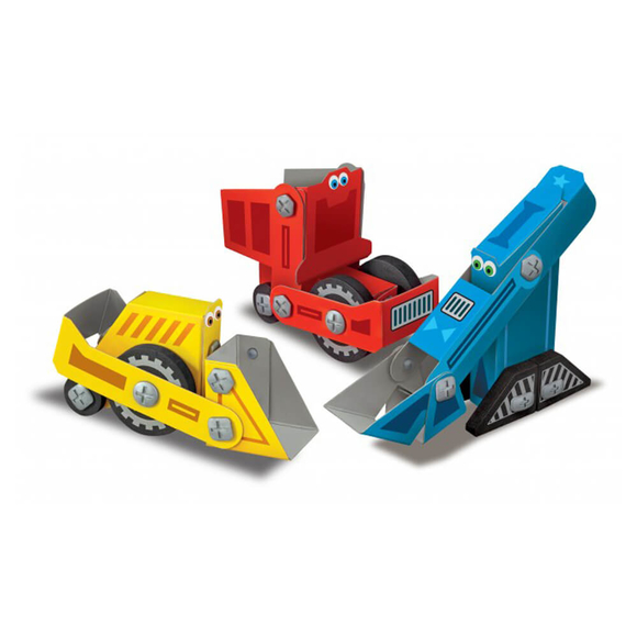 4M Thinkingkits İnşaat Kamyonları 4673