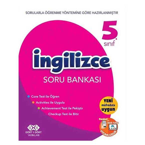 4x4 5. Sınıf İngilizce Soru Bankası