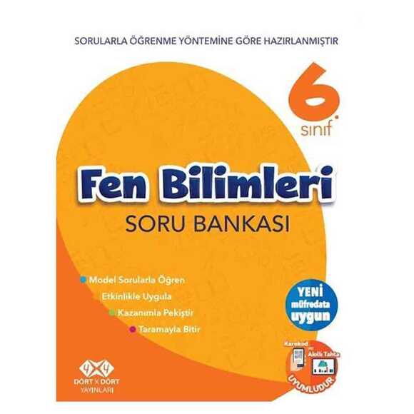 4x4 6. Sınıf Fen Bilimleri Soru Bankası