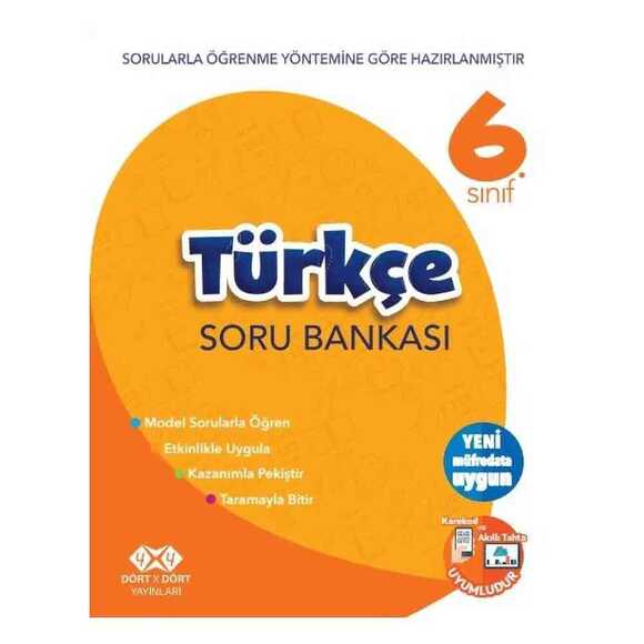4x4 6. Sınıf Türkçe Soru Bankası