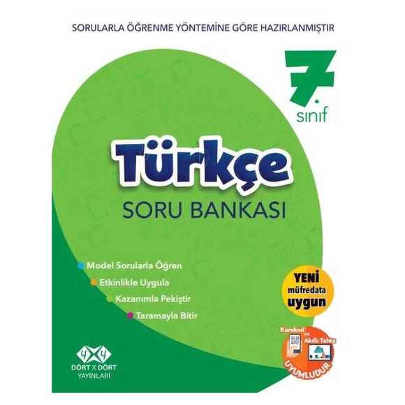 4x4 7. Sınıf Türkçe Soru Bankası