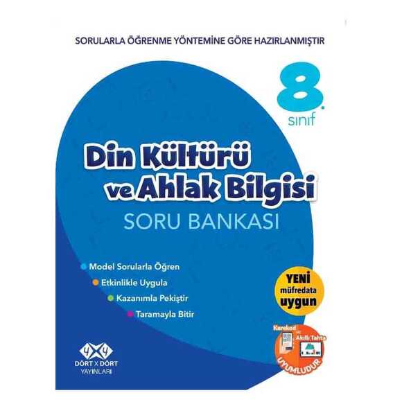 4x4 8. Sınıf Din Kültürü ve Ahlak Bilgisi Soru Bankası