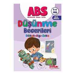 Pinokyo Yayınevi - 5 - 6 Yaş ABS - Düşünme Becerileri - Dikkat Algı Zeka