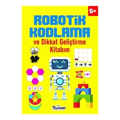 5+ Yaş Robotik Kodlama ve Dikkat Geliştirme Kitabım - Thumbnail