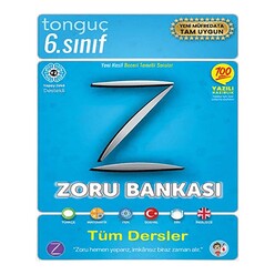 Tonguç Yayınları - 6. Sınıf Zoru Bankası Tüm Dersler Yeni Kapak