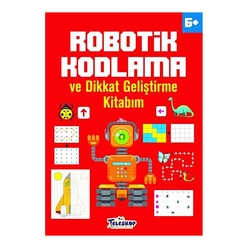 6+ Yaş Robotik Kodlama ve Dikkat Geliştirme Kitabım - Thumbnail