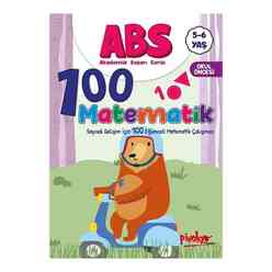 ABS 100 Matematik - Sayısal Gelişim İçin 100 Matematik Çalışması 5 - 6 Yaş - Thumbnail