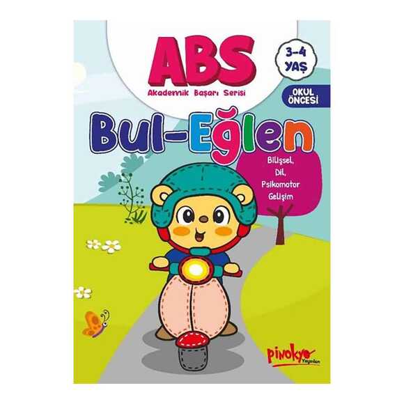 ABS Bul - Eğlen Bilişsel Dil Psikomotor Gelişim 3 - 4 Yaş