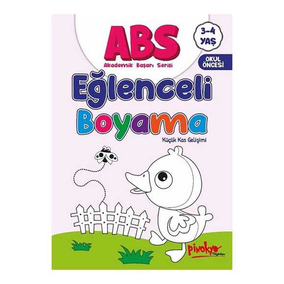 ABS Eğlenceli Boyama Küçük Kas Gelişimi 3 - 4 Yaş