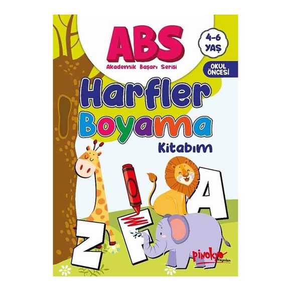 ABS Harfler Boyama Kitabım 4 - 6 Yaş