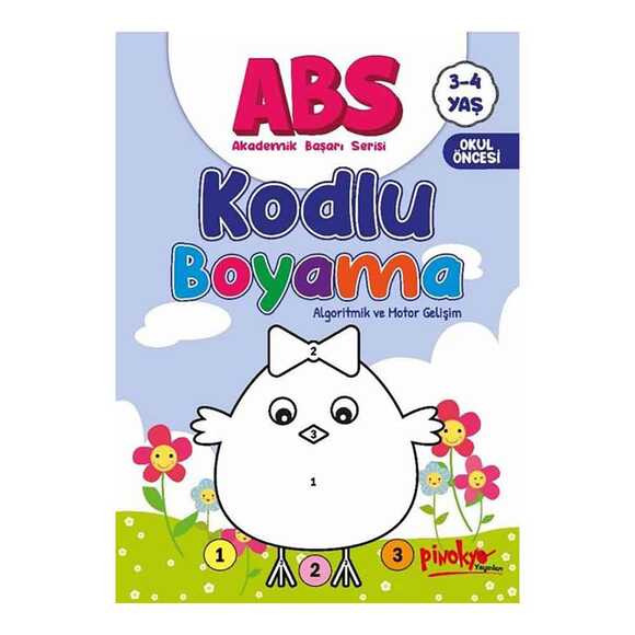 ABS Kodlu Boyama Algoritmik ve Motor Gelişim 3 - 4 Yaş