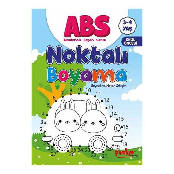 ABS Noktalı Boyama Sayısal ve Motor Gelişim 3 - 4 Yaş