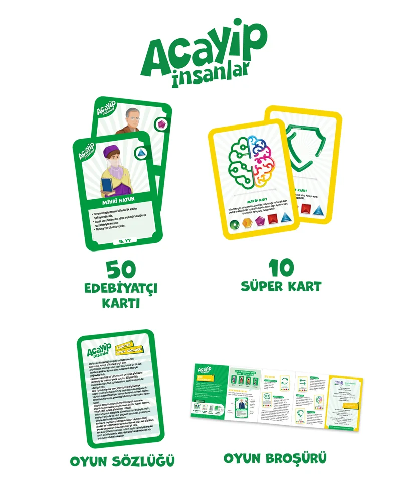 Acayip İnsanlar Kart Oyunu Edebiyat
