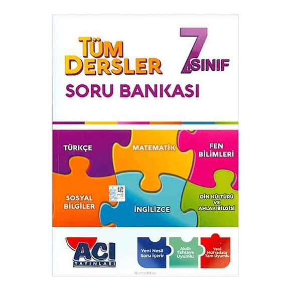 Açı Yayınları 7.Sınıf Tüm Dersler Soru Bankası
