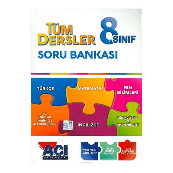 Açı Yayınları 8.Sınıf Tüm Dersler Soru Bankası