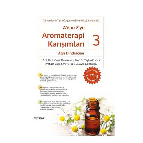 A’Dan Z’Ye Aromaterapi Karışımları 3 Ağrı Dindiriciler