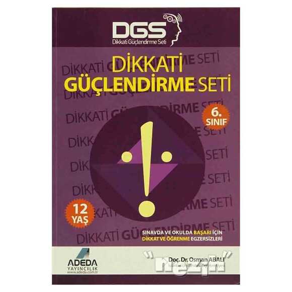 Adeda - DGS Dikkati Güçlendirme Seti 6. Sınıf - 12 Yaş