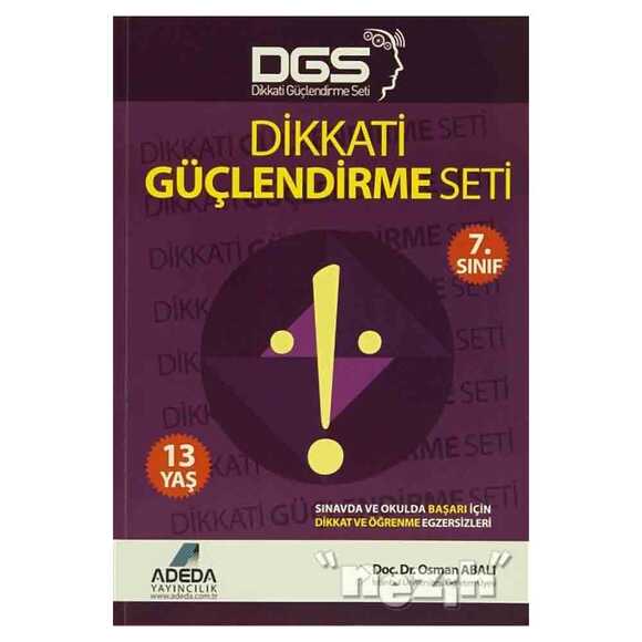 Adeda - DGS Dikkati Güçlendirme Seti 7. Sınıf - 13 Yaş