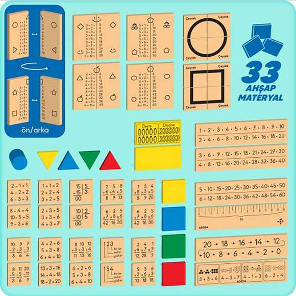 Adeda  Mat Mat Matematik Seti 8 Yaş 