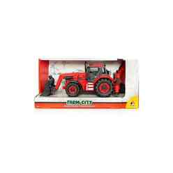 Adel Farm City Kazıcı Yükleyici Kırmızı 000590 - Thumbnail