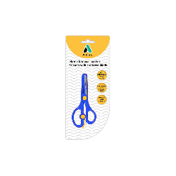 Adel Plastik Korumalı Okul Makası Blister - Thumbnail