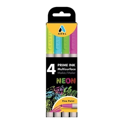 Adel Prime Ink Multisurface 4’Lü Marker Neon - Thumbnail