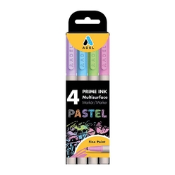 Adel Prime Ink Multisurface 4’Lü Marker Pastel - Thumbnail