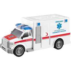 Adeland Nitro Speed 1:20 Polis Ambulans Beyaz 000406 - Thumbnail