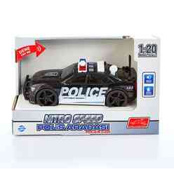 Adeland - Adeland Nitro Speed 1:20 Polis Arabası Siyah 00404