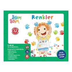 Adım Adım Bebek Eğitim Seti - Adım Adım 32. Ay Gelişim Kitabı