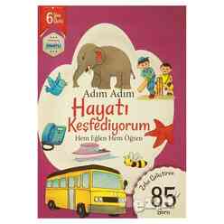 Revzen - Adım Adım Hayatı Keşfediyorum 6 Yaş - Zeka Geliştiren 85 Soru