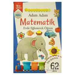 Revzen - Adım Adım Matematik 3 Yaş - Zeka Geliştiren 62 Soru