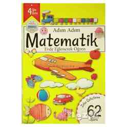 Revzen - Adım Adım Matematik 4 Yaş - Zeka Geliştiren 62 Soru