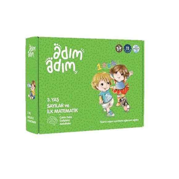 Adım Adım Sayılar ve İlk Matematik - Adım Adım Eğitim Seti (3 Yaş)