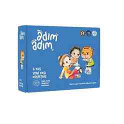 Adım Adım Bebek Eğitim Seti - Adım Adım Yeni Yaşı Keşfetme - Adım Adım Eğitim Seti (3 Yaş)