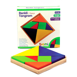 Ahşap Renkli Tangram 7 Parça 1208 - Thumbnail