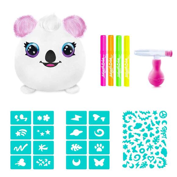 Airbrush Plush Peluş Neon Squish Pals Boya Kutusu CNLIR022