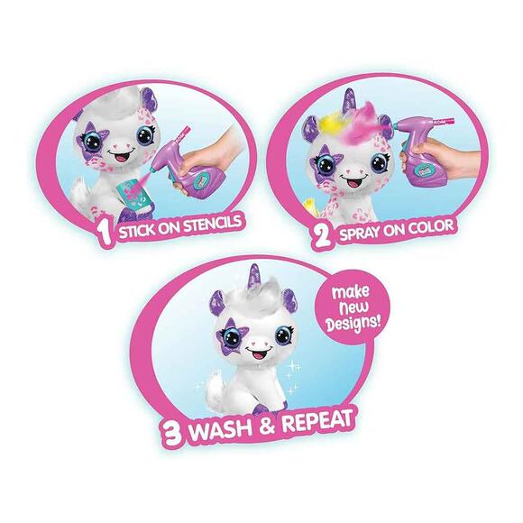 Airbrush Plush Peluş Unicorn CNLFG228
