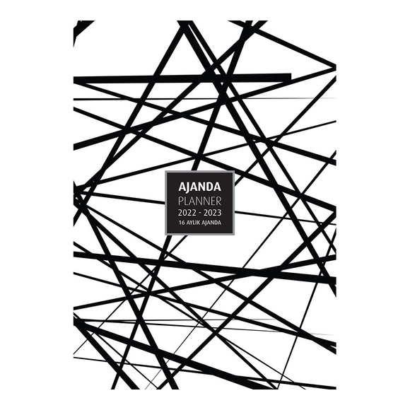 Akademi Çocuk 16 Aylık Ajanda Lınes 12x17 cm 2022-2023