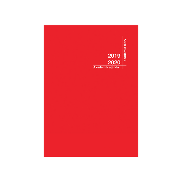 Akademi Çocuk 2020-2021 Akademik Ajanda 21x29cm Kırmızı