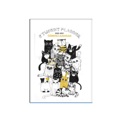 Akademi Çocuk 2020-2021 Öğrenci Ajandası 16x21cm Street Cats - Thumbnail