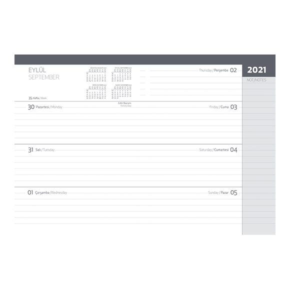 Akademi Çocuk 2021 - 2022 16 Aylık Ajanda  Observation 12X17 3105