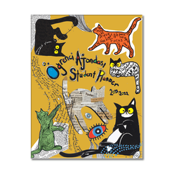 Akademi Çocuk - Akademi Çocuk 2021 - 2022 16X21 Scholl Cat Öğrenci Ajandası 3103