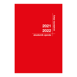 Akademi Çocuk - Akademi Çocuk 2021 - 2022 Akademik Ajanda 21X29 Cm Siyah 3118
