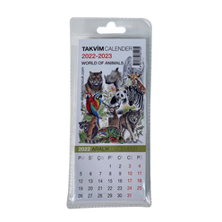 Akademi Çocuk 2022-2023 Takvim World  of Animals 73x16 cm - Thumbnail