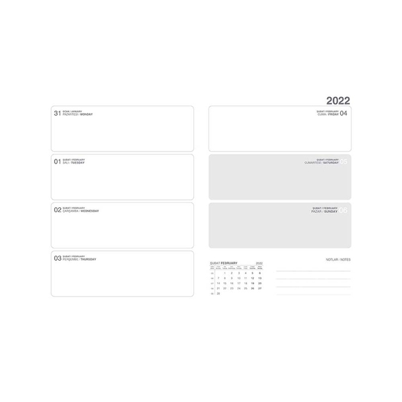 Akademi Çocuk 2023 Haftalık Ajanda Fox 16X21Cm